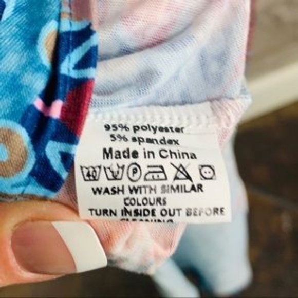 Style Dome floral Could Shoulder Dress Size Medium - Picture 8 of 8